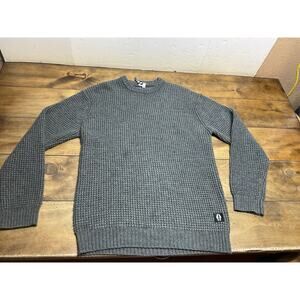 Bearded Goat Odis Boatyard Sweater Adult Large Gray Wool Heavyweight Knit Mens L